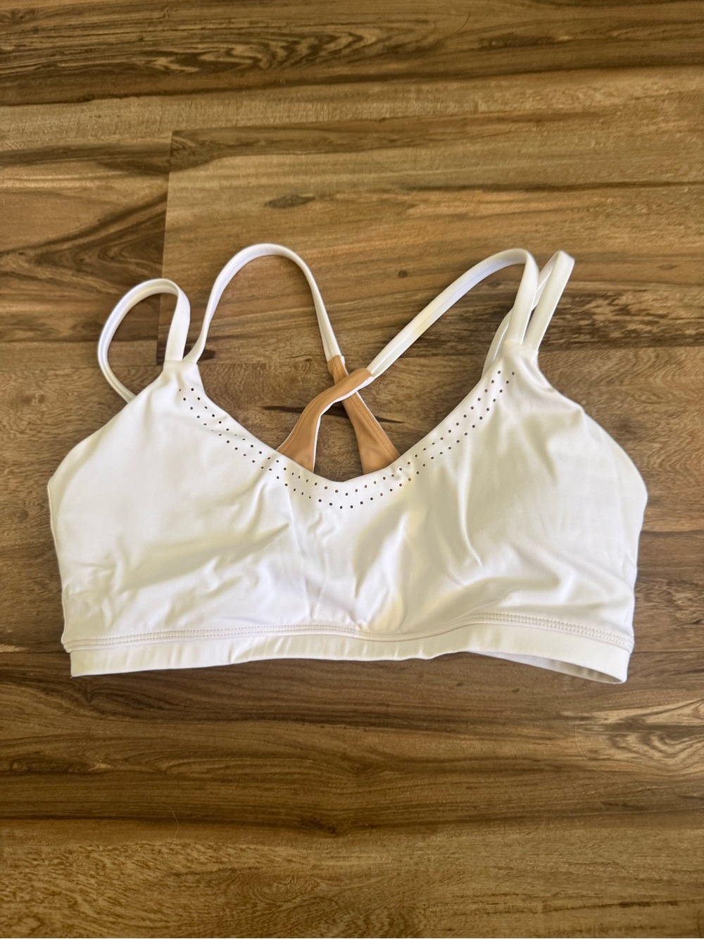 Buffbunny White Strappy Comfort Sports Bra - Women Intimates & Sleepwear